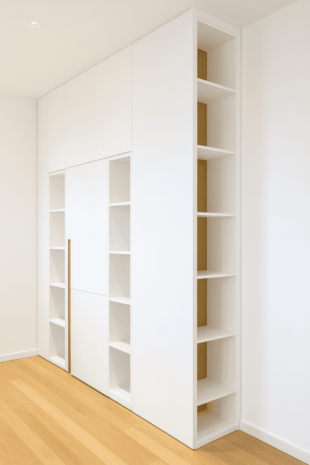 Vestidor a medida con organización interior personalizada