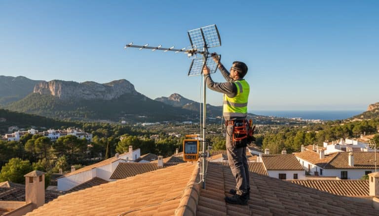¿Cómo orientar correctamente una antena de TV paso a paso en Mallorca?